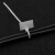 海斯迪克 标牌式尼龙扎带 电线分类扎带 多功能绑带2.5*100mm黑色(100根) HKHE-060