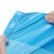 兰诗（LAUTEE）DA4048 垃圾分类袋大号干湿垃圾分类袋彩色塑料平口袋 蓝色100*120cm（50个） /包