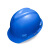 梅思安/MSA ABS标准型超爱戴帽衬 V型安全帽施工建筑工地劳保头盔 蓝色 1顶装 企业定制