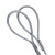 贝傅特 钢丝绳绳套 双口扁头钢吊带接头专用插编钢丝绳套起重吊具 4吨10米直径19.5一根 