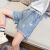 梦园朵女童夏季短裤3-13岁小女孩韩版宽松休闲牛仔裤子儿童中大童裤 蓝色 120码