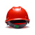 梅思安/MSA ABS标准型一指键帽衬 V型安全帽施工建筑工地劳保头盔 红色 1顶装