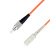 东电通信（DODEM）FC-SC 工程电信级光纤跳线 千兆多模单芯 MM 62.5/125 OM2 3米
