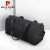 皮尔卡丹单肩包男旅行包帆布包旅行袋手提多功能休闲包包 黑色P9A184014-34A1