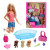芭比娃娃套装大礼盒玩具 Barbie女孩儿童公主 宠物沐浴组合GDJ37
