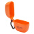 金诗洛 K5136 (2个)便携口罩收纳盒 带盖口鼻暂存夹保护套小盒子 桔色