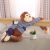 DUTRIEUX猴子宠物 绑窗帘长臂猴可爱毛绒玩具公仔卡通吊猴儿童生日礼物女 长臂猴枣红色 中身长35 全长60