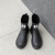 陈新（CHENXIN） 时尚雨鞋女中筒 新款韩版水鞋果冻防水胶鞋成人加绒防滑软底雨靴 黑色 40 网布款 标准码