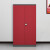 金兽防静电工具柜GC1035车间双开门五金零件柜双抽三层板灰红色