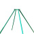 罗德力 金属支撑架固定器 镀锌钢管绿色树木防风 50管*厚度1.2mm长1.5m四角+抱箍