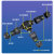 安达通 防水快接端子 户外防雨埋地快速对接直通T型3通接头 M20-T-2芯（外线9-12mm）