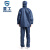 星工（XINGGONG）防静电服 分体带帽喷漆防护服无尘洁净室防尘服 藏青色 XXXXL码
