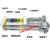 n导轨式UK-2.5B接线端子排uk3/5/6/10双层电压电流保险接地端子排 (铜件)UK5RD保险端子