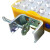 稳斯坦 W7522 单双面太阳能路锥爆闪灯 LED安全警示护栏施工路障灯 双面全黄卡扣款