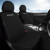 欧玛奴汽车座套冰丝四季2015年2016款2017新款别克昂科威棉麻坐垫全包 黑色标准版 适用于大众吉利丰田