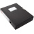 齐心（COMIX） 粘扣式资料档案盒A4塑料凭证收纳盒超省钱PP档案盒 55mm加厚办公文件盒 1249 黑色（单个装）