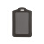 稳斯坦 WST214 PU胸牌皮 员工胸卡 工牌证件套 学生门禁 卡套(竖式-棕色113*73mm）