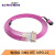 乐威达 光纤跳线 MPO-LC 多模8芯 紫色 25m LWD-8MPO-LM425