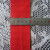 高密加厚尼龙丙纶pp织带纹背包带警戒带捆绑打包编织带扁绳 1.5cm红色 1米