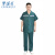劳保佳 急救服套装  短袖分体急诊科护士套装 男款有杠 XL 1套装 可定制