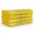 舒蔻（Supercloud）大号医疗垃圾袋 黄色平口式80*90cm50个