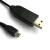 USB转TTL串口线FTDI芯片TypeC/MicroUSB接口1.8V/3.3V MicroUSB接口1.8V电平 0.5m