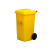 庄太太 【100L垃圾桶】加厚医疗垃圾桶医黄色回收筒医疗利器盒医疗废物收纳桶箱