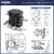 XYZR轴位移平台四轴手动平移台精密工作台微调光学滑台LT40/60/80 LT60-LM-2