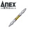 安力士牌（ANEX）进口龙形双头电动螺丝批头ART-14M强磁电批咀风批头PH2X110mm