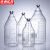京洲实邦 实验室密封试剂培养瓶3.3钳口玻璃厌氧瓶 1000ml ZJ-1798