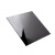 黑色板磨砂半透明有机玻璃板哑光倒影板背景反光镜面塑料板 黑色厚度3MM 200x200mm