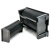 海斯迪克 HKCL-629 SMT防静电料盘盒 黑色物料盒托盘电子元件存放盒 小号410*190*110mm