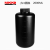 日本NIKKO试剂瓶HDPE塑料瓶圆瓶大口小口黑色避光样品瓶避光液体瓶ASONE亚速旺进口耐酸碱 黑色小口圆瓶 1000ml