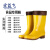 宏益飞 雨鞋 高筒食品雨靴 食品厂专用防滑防水鞋 白色黄色卫生工作胶鞋水靴 低帮白 39 