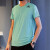 阿迪达斯（Adidas）男装短袖T恤夏季运动健身服跑步训练舒适透气休闲 GP7654绿色  M