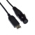 RS485 USB转DMX512 XLR 5P 5芯 舞台灯光控制线 纯黑USB 5m