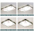 花乐集客厅灯简约现代家用大气2024新中式灯具长方形餐厅卧室LED吸顶灯 富贵吉祥40cm白光