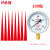 玛仕福 压力表指针标识贴(100贴) 仪表警示贴5mm×5cm红色三角款