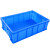 冰禹 BY-172 加厚塑料物流周转箱 工具零件盒收纳箱 3号蓝520*350*150mm