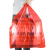 兰诗 DA4075 红色加厚特大号手提式塑料袋方便袋 75*110cm（50个）/包加厚款