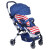 德国贝尔Bair双向婴儿推车轻便折叠婴儿车可登机可坐可躺宝宝手推车便携婴幼儿口袋推车 星条蓝(2020增强版) 箱