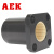 AEK/艾翌克 美国进口 J-LMK10L 工程塑料直线运动轴承 加长方法兰型【尺寸10*19*55】