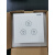 AJB新款86型碧桂园开关面板e无线通讯技术智能灯光控制器 一位窗帘整机