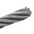 包塑钢丝绳 304不锈钢防盗网吊车起重钢丝线钢索绳晾衣架绳包塑钢丝绳 1mm 直径(7*7) 1m