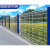 桃型柱护栏网小区别墅厂区园林户外围网圈地公路围栏网铁丝网围栏 门单开1.8X2米