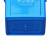 震迪 塑料垃圾桶 40L含盖上海分类款（可回收）弹盖蓝色塑料果皮箱环卫街道垃圾桶可定制 KT568物业垃圾箱