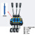 叉车铲车环卫车垃圾提升机液压分配阀微动开关行程限位开关分配器 3路阀（三双）