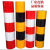警示桩黄黑反光膜电线杆反光贴交通膜安全柱子反光贴纸红白电力膜 3红3白高度120cm长度5米