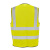 安大叔 A707 反光背心多口袋款警示反光背心荧光黄 XL码 1件装