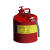西斯贝尔（SYSBEL）SCAN004R金属安全罐 5加仑防闪燃火焰 防溢出防泄露 易燃液体加注加油桶 红色